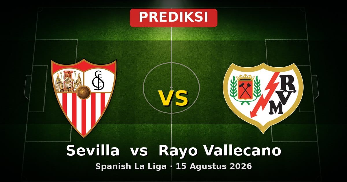 Prediksi Sevilla vs Rayo Vallecano La Liga 15 Agustus 2026
