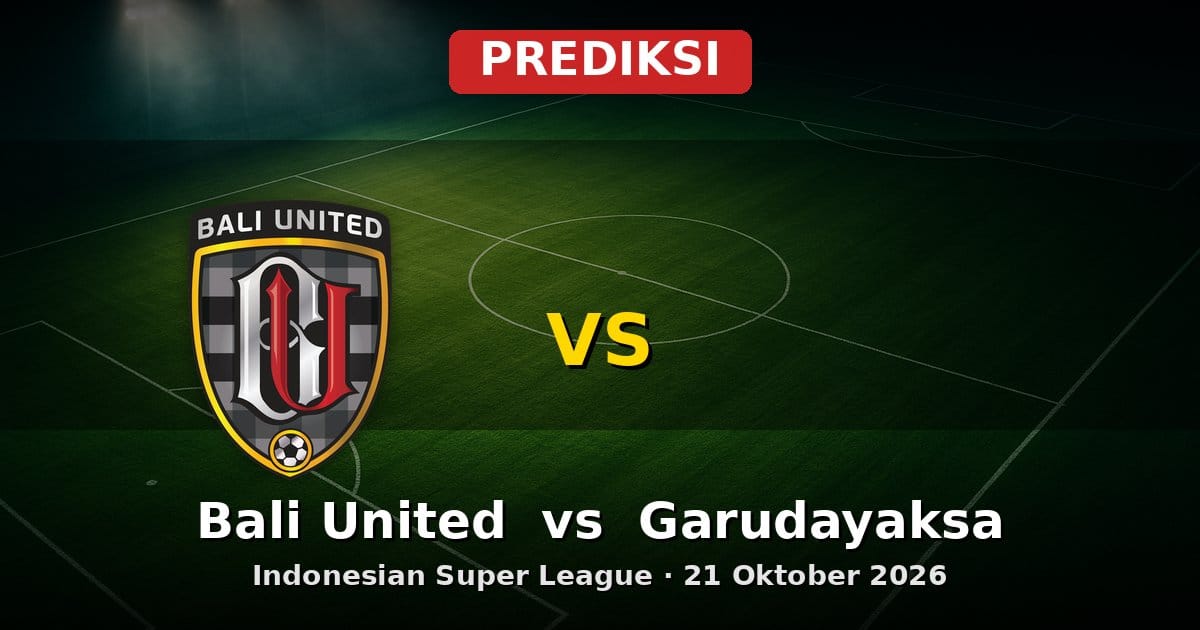 Prediksi Bali United vs Garudayaksa: Adu Strategi di Indonesian Super League 21 Okt