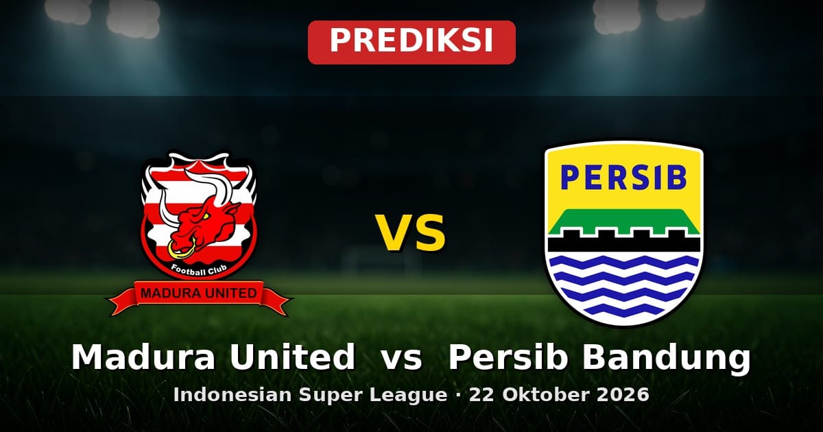 Prediksi Madura United vs Persib Bandung: Adu Taktik Indonesian Super League 22 Okt