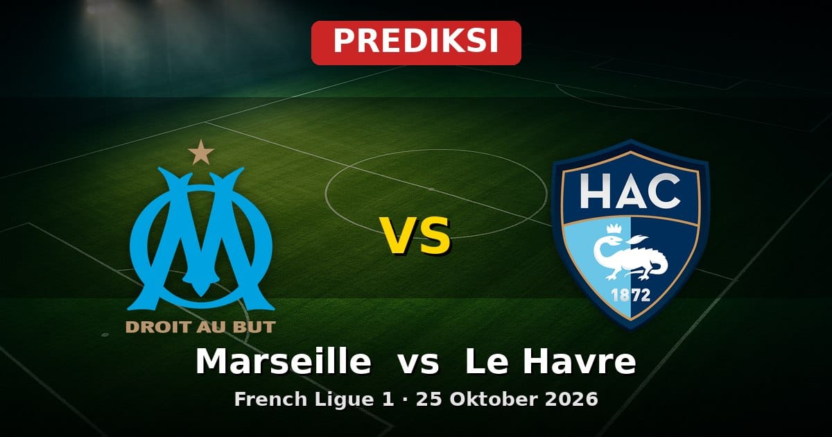 Prediksi Marseille vs Le Havre: Duel Sengit Ligue 1 25 Oktober 2026