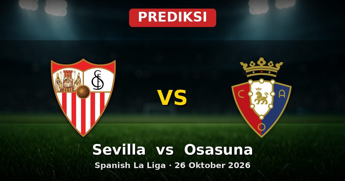 Prediksi Sevilla vs Osasuna La Liga 26 Oktober 2026: Adu Strategi dan Momentum