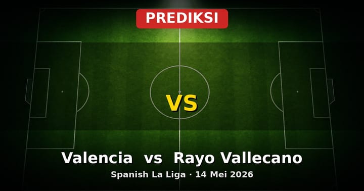 Prediksi Valencia vs Rayo Vallecano: Duel Sengit La Liga 14 Mei 2026
