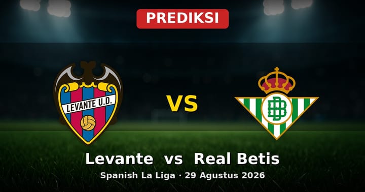 Prediksi Levante vs Real Betis La Liga 29 Agustus 2026: Duel Seru Pekan Perdana