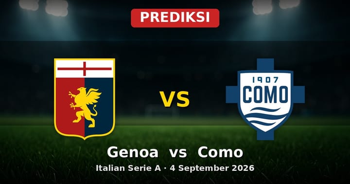 Prediksi Genoa vs Como: Adu Taktik Serie A 4 September 2026