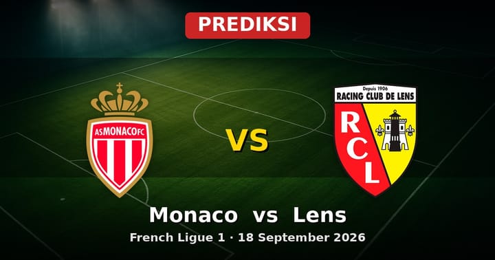 Prediksi Monaco vs Lens: Adu Taktik Ligue 1 18 September 2026
