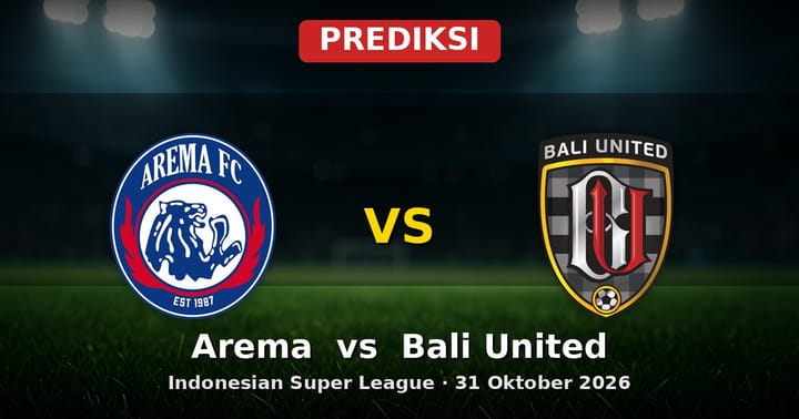 Prediksi Arema vs Bali United: Adu Strategi di Indonesian Super League 31 Okt