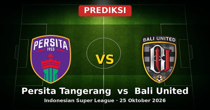 Prediksi Persita Tangerang vs Bali United: Duel Sengit Indonesian Super League 25 Oktober